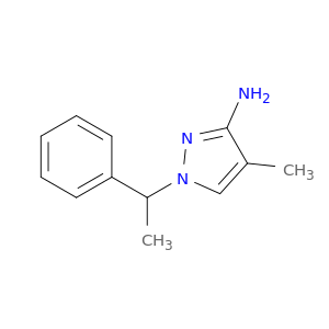 4-Methyl-1-(1-phenylethyl)-1H-pyrazol-3-amine