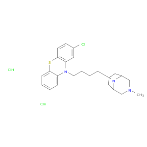 10H-Phenothiazine,2-chloro-10-[4-(3-methyl-3,9-diazabicyclo[3.3.1]non-9-yl)butyl]-, hydrochloride(1:2)