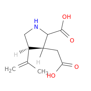 (2S,3S,4S)-3-(羧基甲基)-4-(丙-1-烯-2-基)吡咯烷-2-羧酸