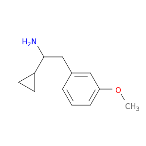 1-Cyclopropyl-2-(3-methoxyphenyl)ethan-1-amine