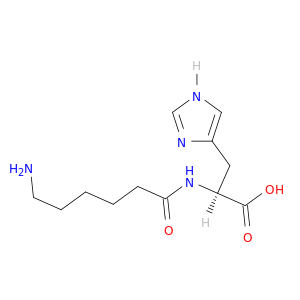 L-Histidine, N-(6-amino-1-oxohexyl)-