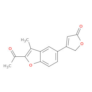 4-(2-乙酰基-3-甲基-5-苯并呋喃基)-2(5H)-呋喃酮