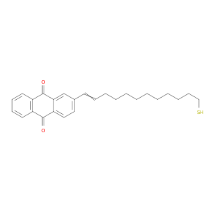 9,10-Anthracenedione, 2-(12-mercapto-1-dodecenyl)-