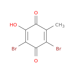 2,5-Cyclohexadiene-1,4-dione, 2,6-dibromo-3-hydroxy-5-methyl-