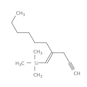 Silane, trimethyl[(1E)-2-(2-propynyl)-1-octenyl]-