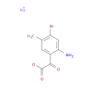 Sodium (2-Amino-4-bromo-5-methylphenyl)(oxo)acetate