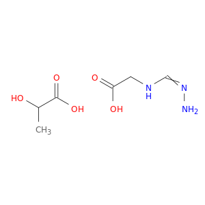 Propanoic acid, 2-hydroxy-, compd. with N-(aminoiminomethyl)Glycine(1:1)