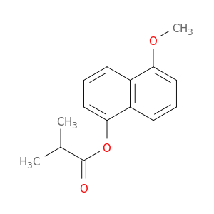 Propanoic acid, 2-methyl-, 5-methoxy-1-naphthalenyl ester