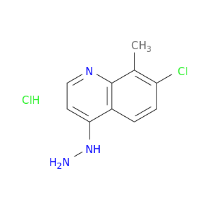 7-Chloro-4-hydrazino-8-methylquinoline hydrochloride