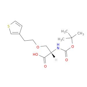 L-Serine, N-[(1,1-dimethylethoxy)carbonyl]-O-[2-(3-thienyl)ethyl]-