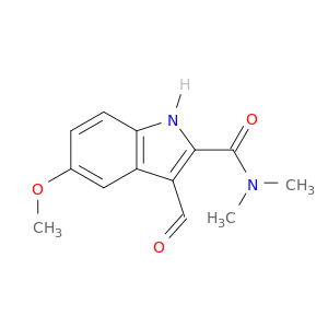 1H-Indole-2-carboxamide,3-formyl-5-methoxy-N,N-dimethyl-