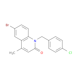 2(1H)-Quinolinone, 6-bromo-1-[(4-chlorophenyl)methyl]-4-methyl-