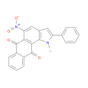1H-Naphth[2,3-g]indole-6,11-dione, 5-nitro-2-phenyl-