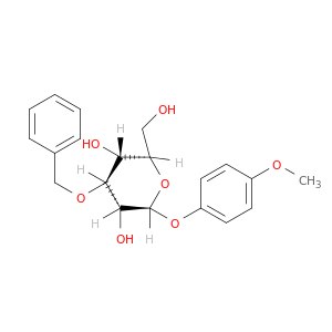 4-甲氧基苯基3-O-(苯甲基)-β-D-吡喃葡萄糖苷