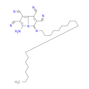 3H-Pyrrolizine-1,2,6,7-tetracarbonitrile, 5-amino-3-(octadecylimino)-