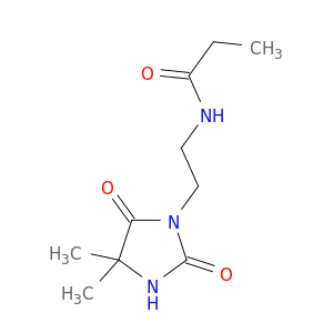 Propanamide, N-[2-(4,4-dimethyl-2,5-dioxo-1-imidazolidinyl)ethyl]-