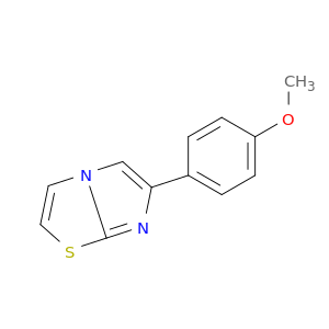 Imidazo[2,1-b]thiazole, 6-(4-methoxyphenyl)-