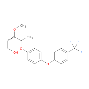 2-Penten-1-ol, 3-methoxy-4-[4-[4-(trifluoromethyl)phenoxy]phenoxy]-