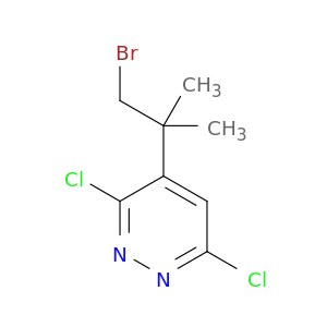 Pyridazine,4-(2-bromo-1,1-dimethylethyl)-3,6-dichloro-