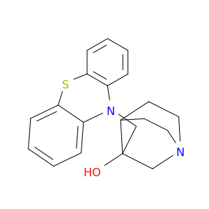 1-Azabicyclo[2.2.2]octan-3-ol, 3-(10H-phenothiazin-10-ylmethyl)-