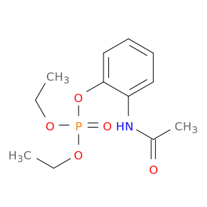 Phosphoric acid, 2-(acetylamino)phenyl diethyl ester