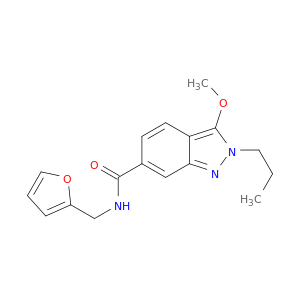 2H-Indazole-6-carboxamide, N-(2-furanylmethyl)-3-methoxy-2-propyl-
