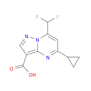 5-环丙基-7-(二氟甲基)吡唑并[1,5-a]嘧啶-3-羧酸