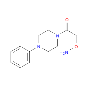 Piperazine, 1-[(aminooxy)acetyl]-4-phenyl-