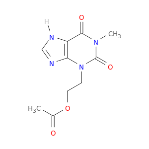 1H-Purine-2,6-dione, 3-[2-(acetyloxy)ethyl]-3,7-dihydro-1-methyl-