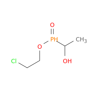 Phosphinic acid, (1-hydroxyethyl)-, 2-chloroethyl ester