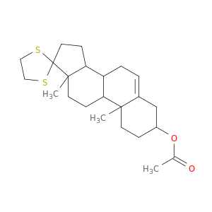 10,13-dimethyl-1,2,3,4,7,8,9,10,11,12,13,14,15,16-tetradecahydrospiro[cyclopenta[a]phenanthrene-17,2'-[1,3]dithiolan]-3-yl acetate
