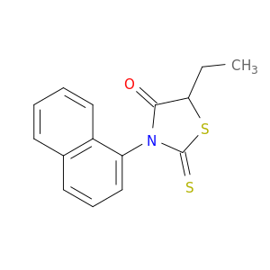 4-Thiazolidinone,5-ethyl-3-(1-naphthalenyl)-2-thioxo-