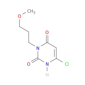 2,4(1H,3H)-Pyrimidinedione, 6-chloro-3-(3-methoxypropyl)-