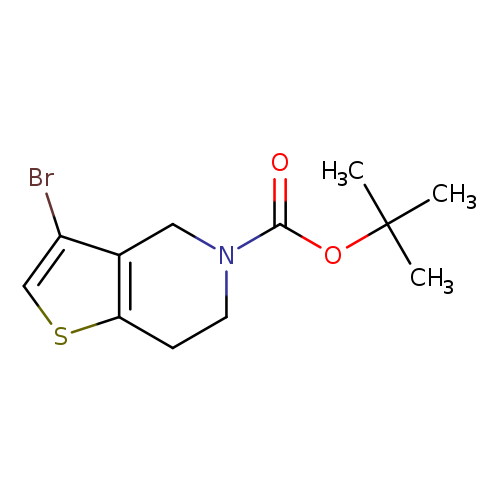 3-溴-6,7-二氢噻吩并[3,2-c]吡啶-5(4H)-羧酸叔丁酯
