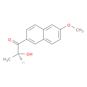 1-Propanone, 2-hydroxy-1-(6-methoxy-2-naphthalenyl)-, (S)-