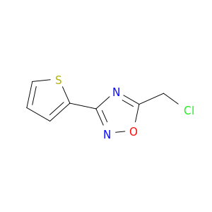 5-(Chloromethyl)-3-(thiophen-2-yl)-1,2,4-oxadiazole