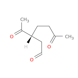 Heptanal, 3-acetyl-6-oxo-, (3R)-