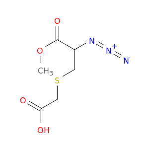 Propanoic acid, 2-azido-3-[(carboxymethyl)thio]-, 1-methyl ester