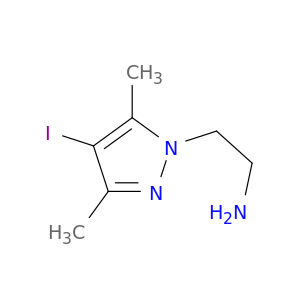 2-(4-iodo-3,5-dimethyl-1h-pyrazol-1-yl)ethan-1-amine