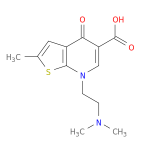 7-(2-(DIMETHYLAMINO)ETHYL)-2-METHYL-4-OXO-4,7-DIHYDROTHIENO[2,3-B]PYRIDINE-5-CARBOXYLIC ACID