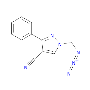 1H-Pyrazole-4-carbonitrile, 1-(azidomethyl)-3-phenyl-