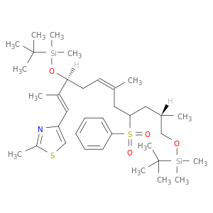 4-[(1E,3S,5Z,8R/S,10S)-3,11-Bis-{[tert-butyl(dimethyl)silyl]oxy}-2,6,10-trimethyl-8-(phenylsulfonyl)undeca-1,5-dienyl]-2-methyl-1,3-thiazole