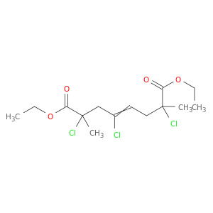 4-Octenedioic acid, 2,4,7-trichloro-2,7-dimethyl-, diethyl ester