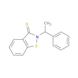 1,2-Benzisothiazole-3(2H)-thione, 2-(1-phenylethyl)-