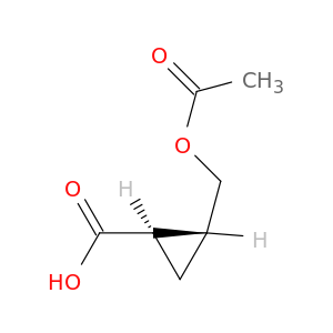 Cyclopropanecarboxylicacid, 2-[(acetyloxy)methyl]-, (1R,2R)-