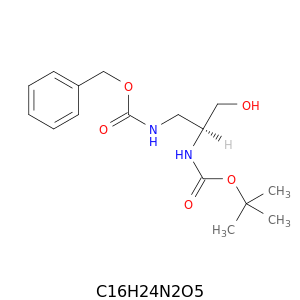 (S)-N1-(苄氧羰基)-N2-(叔丁氧羰基)-1,2-二氨基丙醇