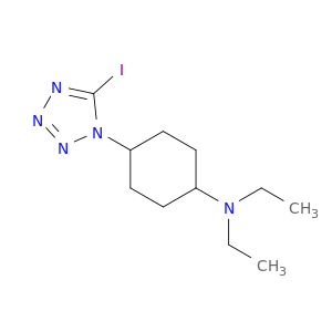 Cyclohexanamine, N,N-diethyl-4-(5-iodo-1H-tetrazol-1-yl)-