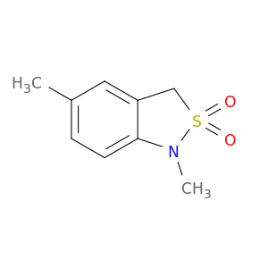 2,1-Benzisothiazole, 1,3-dihydro-1,5-dimethyl-, 2,2-dioxide