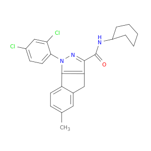 N-环己基-1-(2,4-二氯苯基)-6-甲基-1,4-二氢茚并[1,2-c]吡唑-3-甲酰胺