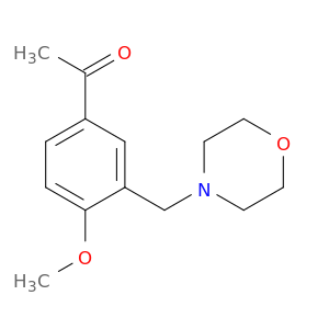 1-[4-Methoxy-3-(morpholin-4-ylmethyl)phenyl]ethan-1-one